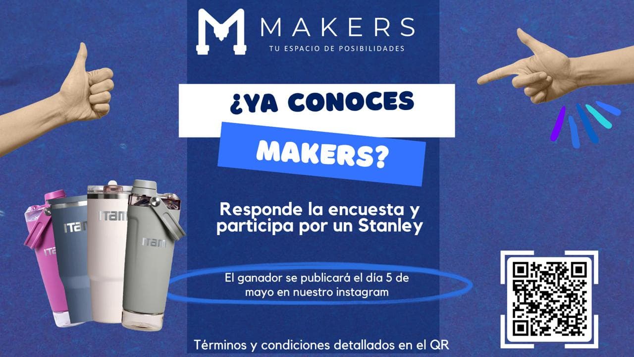 Anuncio de la encuesta para conocer Makers