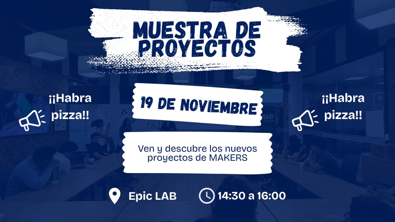 Invitación a la muestra de proyectos de noviembre de 2025